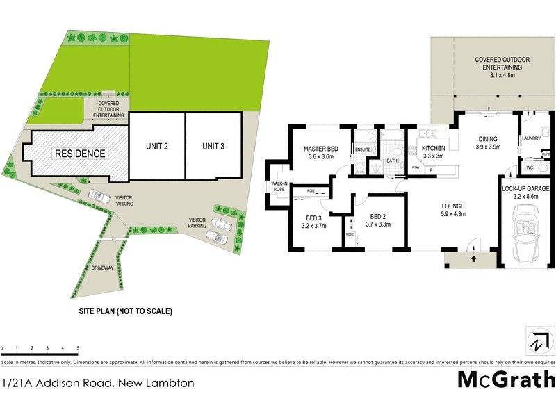 1/21A Addison Road, New Lambton NSW 2305 Floorplan