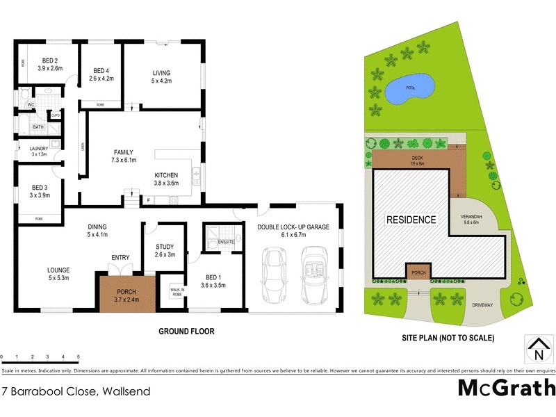 7 Barrabool Close, Wallsend NSW 2287 Floorplan