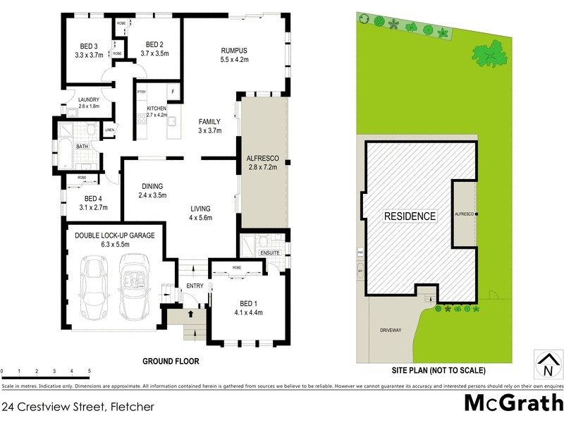 24 Crestview Street, Fletcher NSW 2287 Floorplan