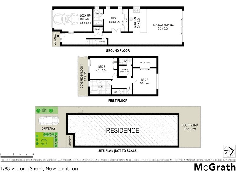 1/83 Victoria Street, New Lambton NSW 2305 Floorplan