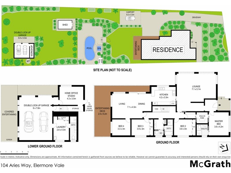 104 Aries Way, Elermore Vale NSW 2287 Floorplan