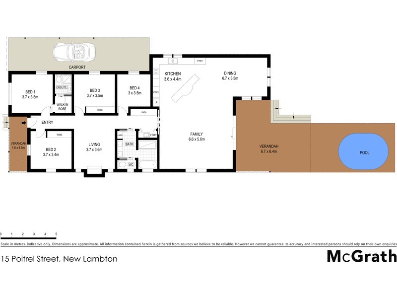 15 Poitrel Street, New Lambton NSW 2305 Floorplan