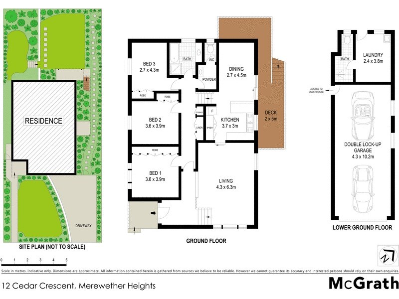 12 Cedar Crescent, Merewether Heights NSW 2291 Floorplan