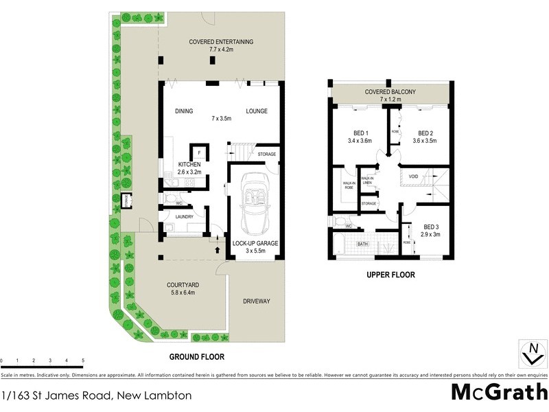 1/163 St James Road, New Lambton NSW 2305 Floorplan