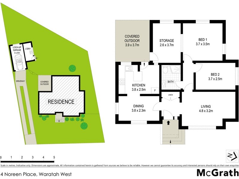 4 Noreen Place, Waratah West NSW 2298 Floorplan