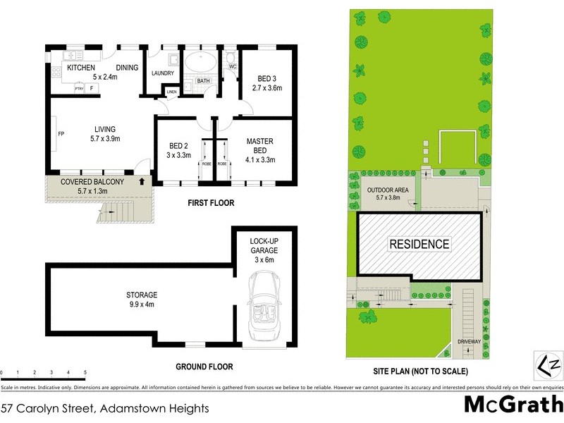 57 Carolyn Street, Adamstown Heights NSW 2289 Floorplan