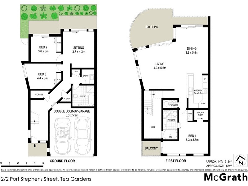 2/2 Port Stephens Street, Tea Gardens NSW 2324 Floorplan