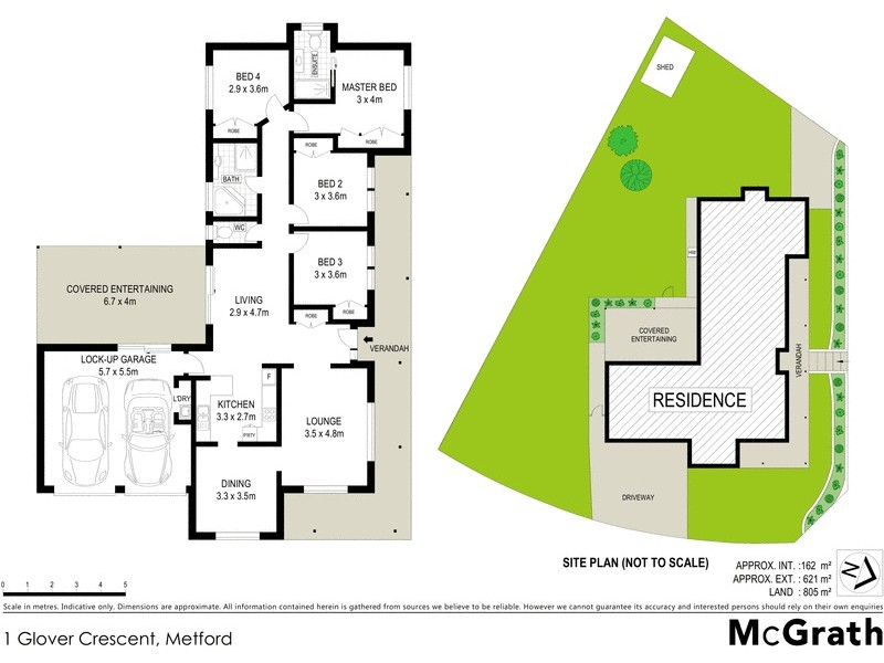 1 Glover Crescent, Metford NSW 2323 Floorplan