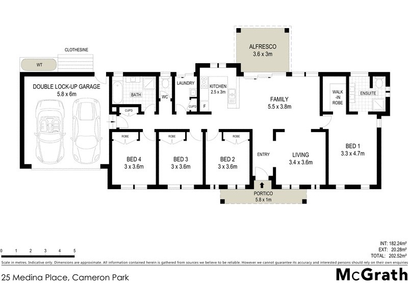 25 Medina Place, Cameron Park NSW 2285 Floorplan