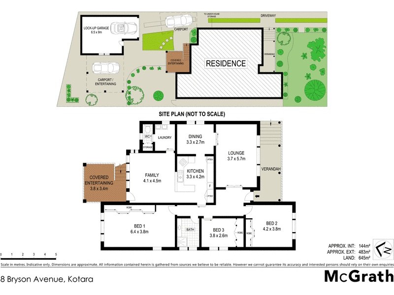 8 Bryson Avenue, Kotara NSW 2289 Floorplan