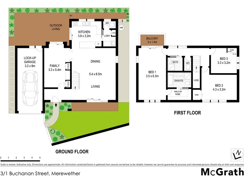 3/1 Buchanan Street, Merewether NSW 2291 Floorplan