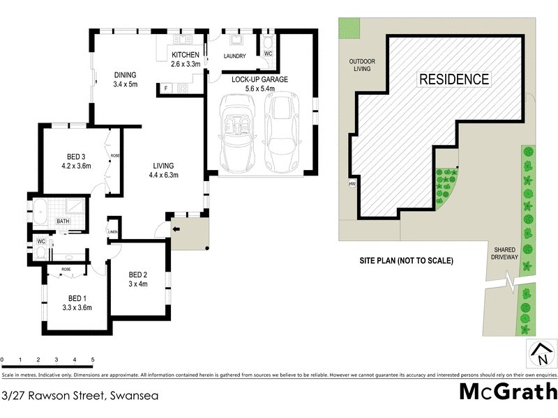 3/27 Rawson Street, Swansea NSW 2281 Floorplan