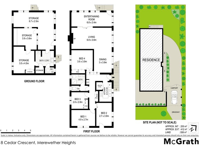 8 Cedar Crescent, Merewether Heights NSW 2291 Floorplan