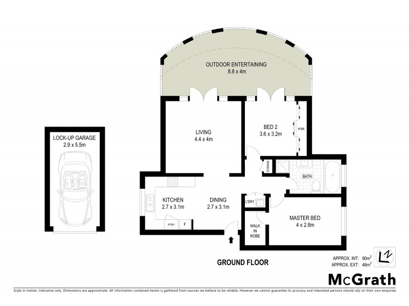 1/220 Darby Street, Cooks Hill NSW 2300 Floorplan