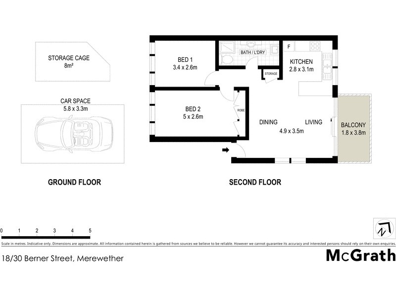 18/30 Berner Street, Merewether NSW 2291 Floorplan