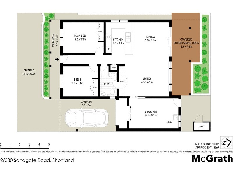 2/380 Sandgate Road, Shortland NSW 2307 Floorplan