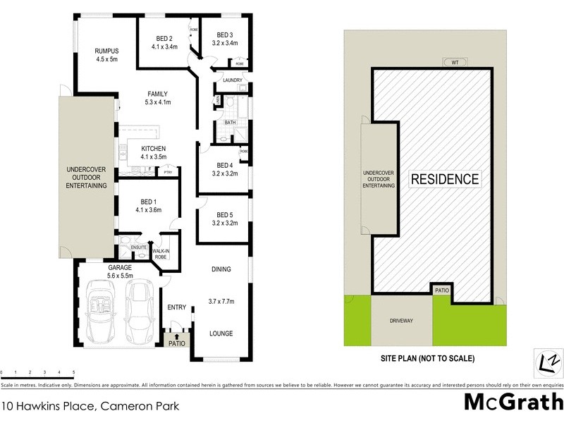 10 Hawkins Place, Cameron Park NSW 2285 Floorplan