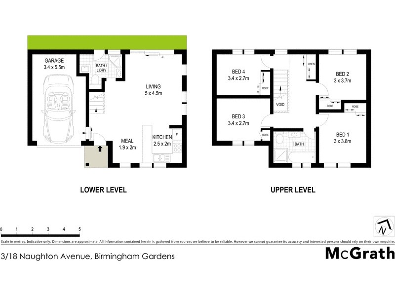 3/18 Naughton Avenue, Birmingham Gardens NSW 2287 Floorplan