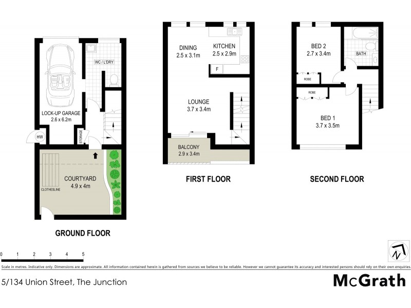 5/134 Union Street, The Junction NSW 2291 Floorplan