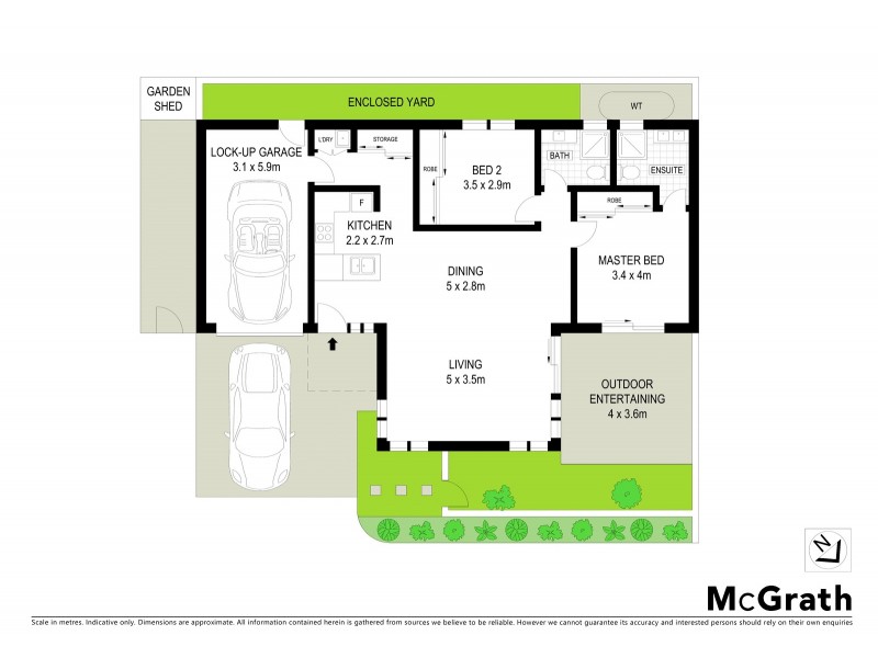 2/97 Kahibah Road, Kahibah NSW 2290 Floorplan