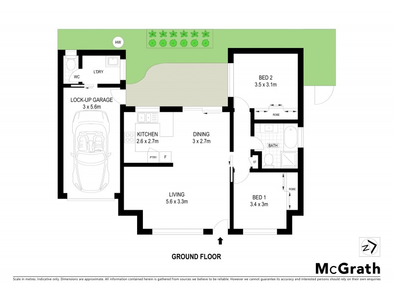 2/107 Lockyer Street, Adamstown NSW 2289 Floorplan
