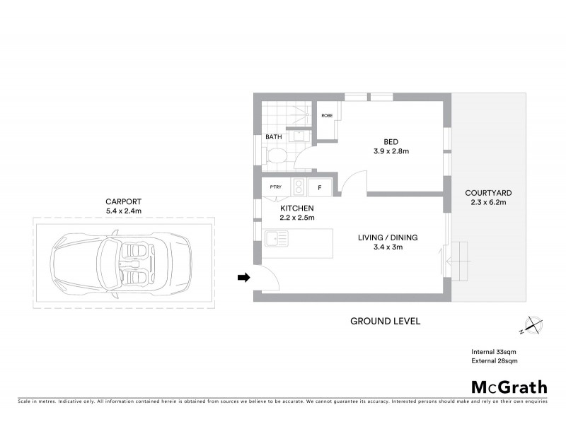 2/51 Mitchell Street, Merewether NSW 2291 Floorplan