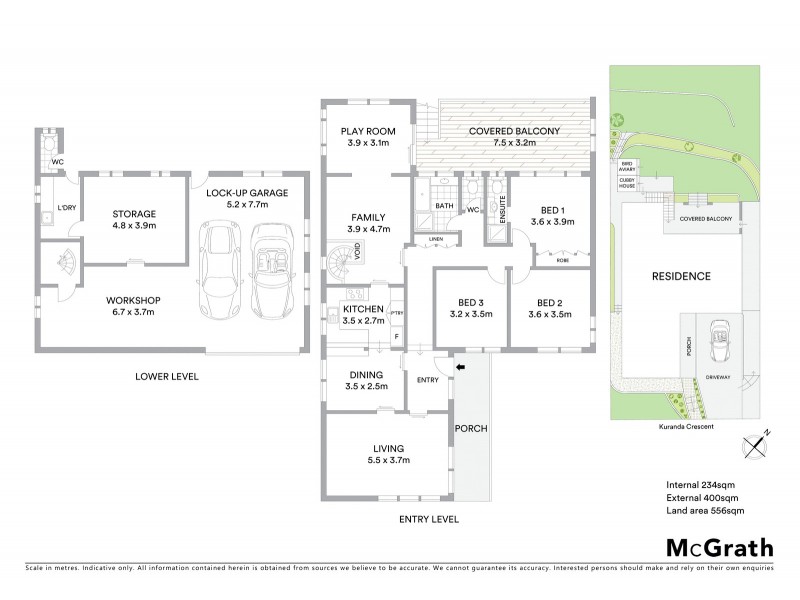38 Kuranda Crescent, Kotara NSW 2289 Floorplan