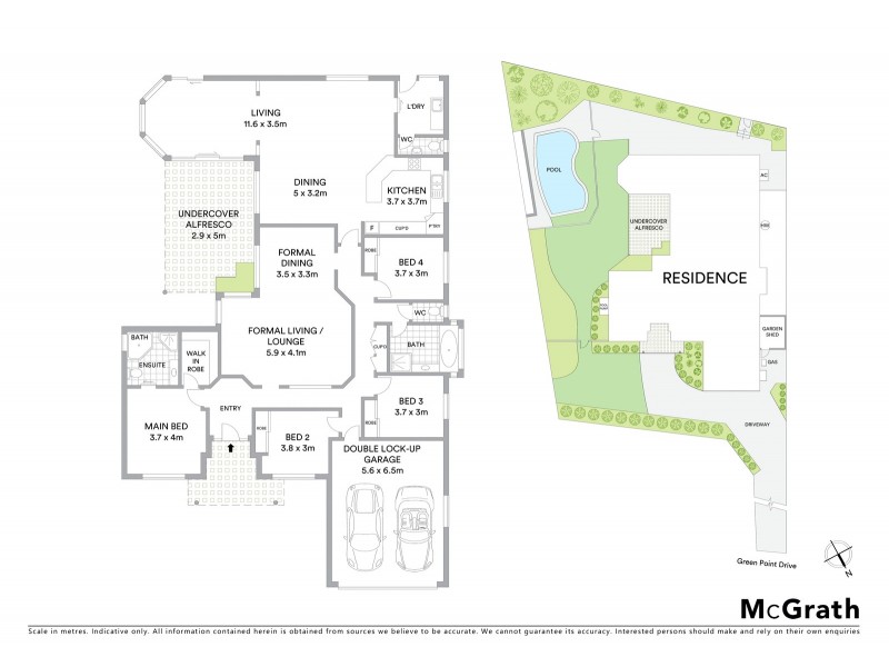 71 Green Point Drive, Belmont NSW 2280 Floorplan