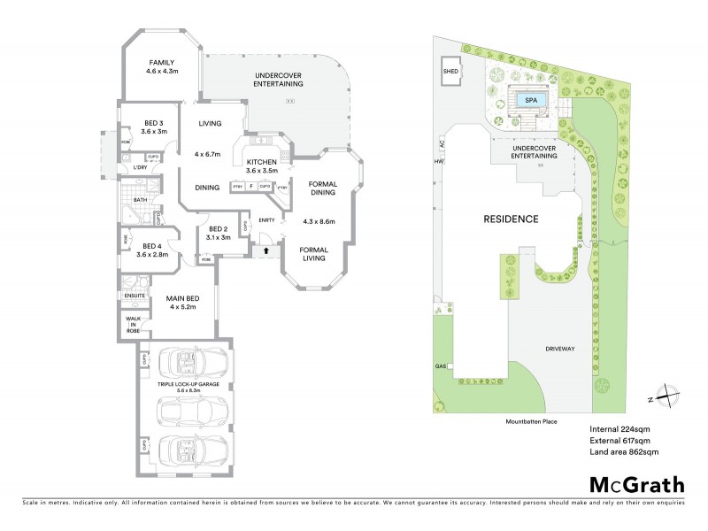 8 Mountbatten Place, Valentine NSW 2280 Floorplan