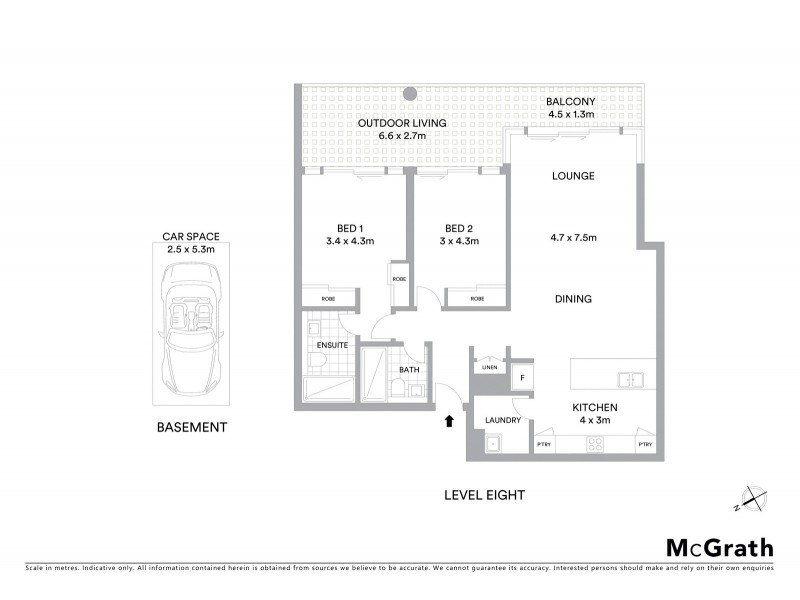 18/7 King Street, Newcastle NSW 2300 Floorplan