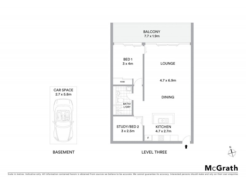 304/4 Honeysuckle Drive, Newcastle NSW 2300 Floorplan