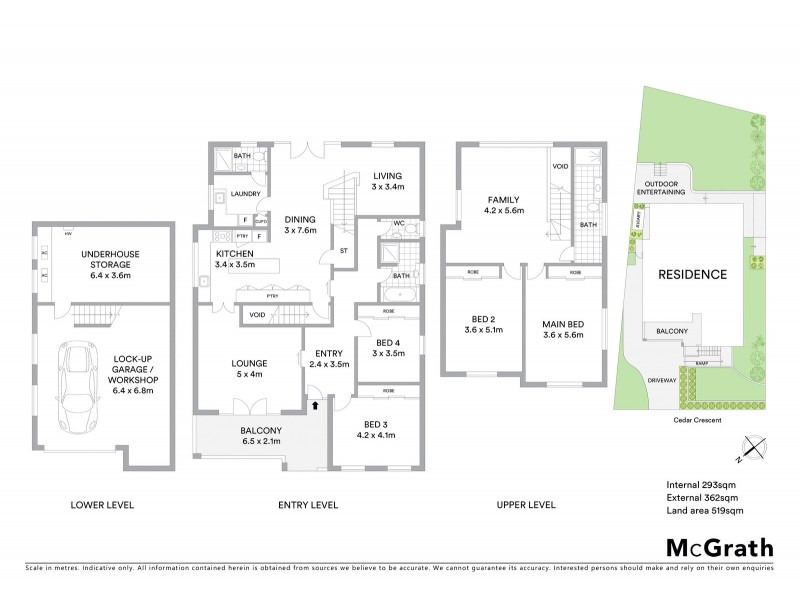 11 Cedar Crescent, Merewether Heights NSW 2291 Floorplan