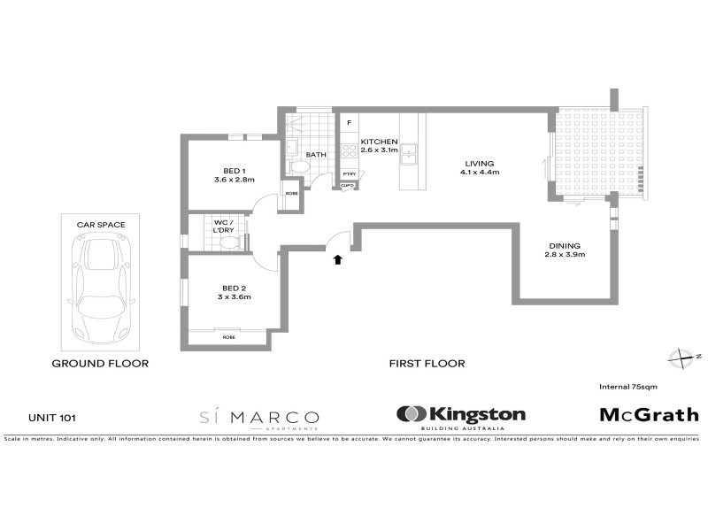 101/187-191 Michael Street, Jesmond NSW 2299 Floorplan