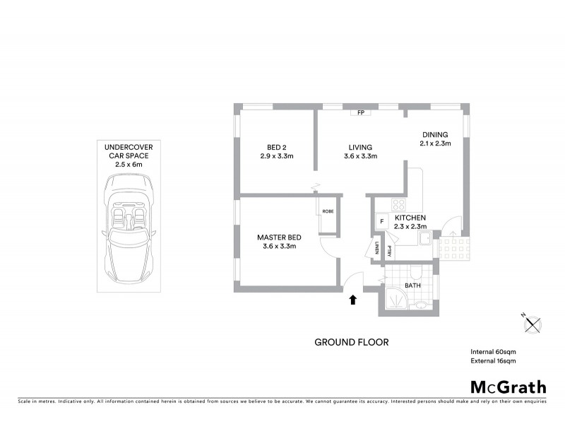 2/6 Tooke Street, Bar Beach NSW 2300 Floorplan