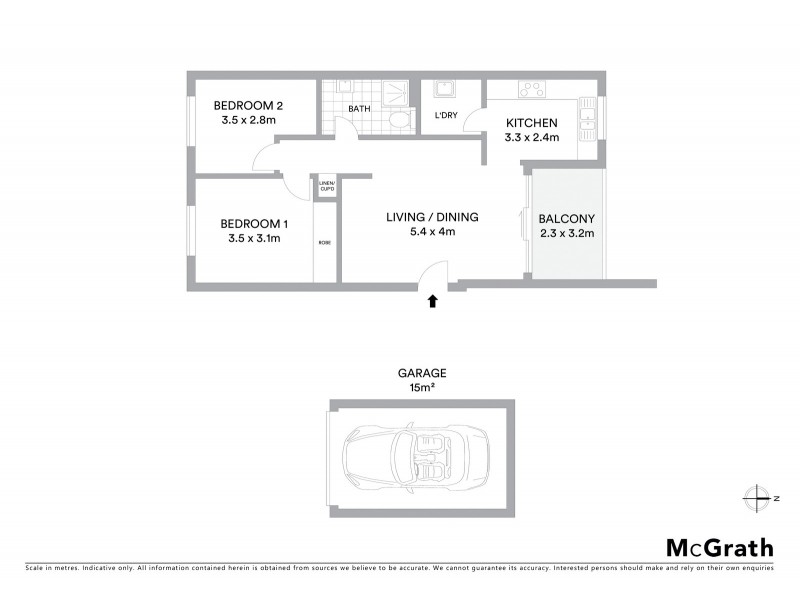 3/15 Ranclaud Street, Merewether NSW 2291 Floorplan