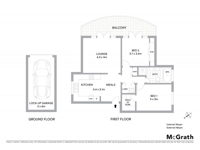 3/220 Darby Street, Cooks Hill NSW 2300 Floorplan