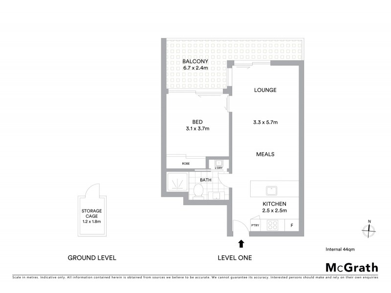 102/267 King Street, Newcastle NSW 2300 Floorplan
