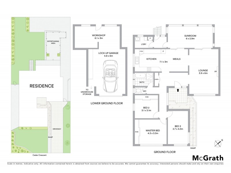 6 Cedar Crescent, Merewether Heights NSW 2291 Floorplan