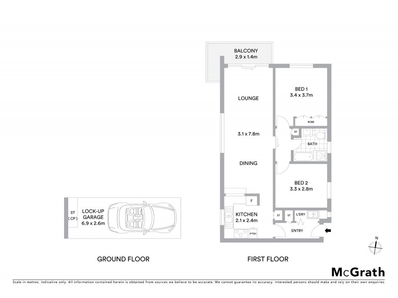 3/64 Railway Street, Merewether NSW 2291 Floorplan