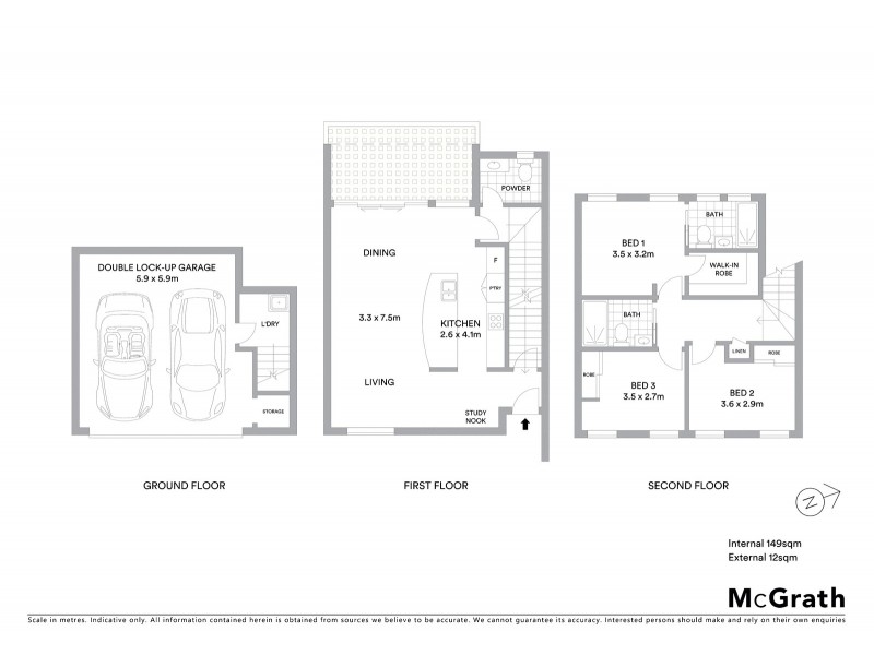 3/126 Tyrrell Street, The Hill NSW 2300 Floorplan