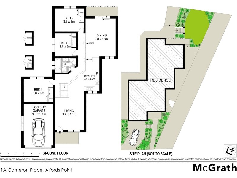 1A Cameron Place, Alfords Point NSW 2234 Floorplan