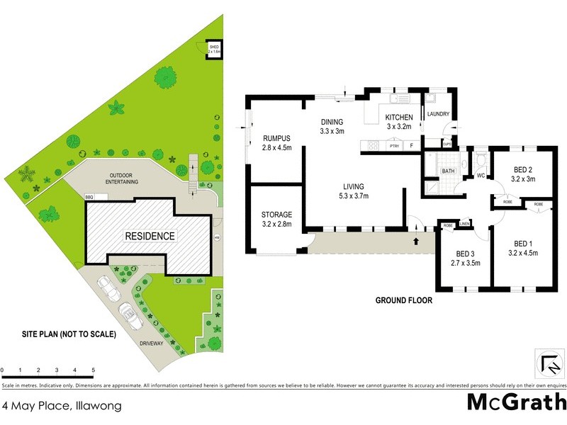 4 May Place, Illawong NSW 2234 Floorplan