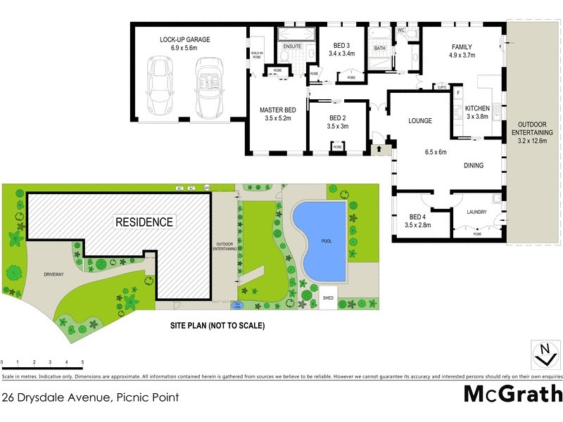26 Drysdale Avenue, Picnic Point NSW 2213 Floorplan