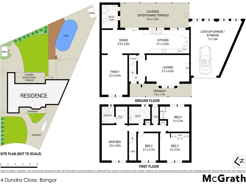 4 Dundra Close, Bangor NSW 2234 Floorplan