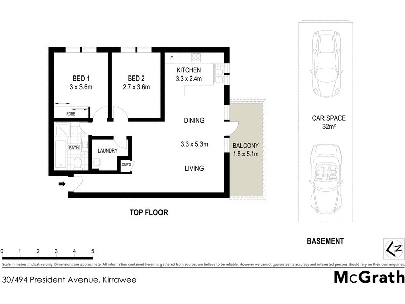 30/494 President Avenue, Kirrawee NSW 2232 Floorplan