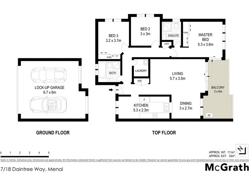 7/18 Daintree Way, Menai NSW 2234 Floorplan
