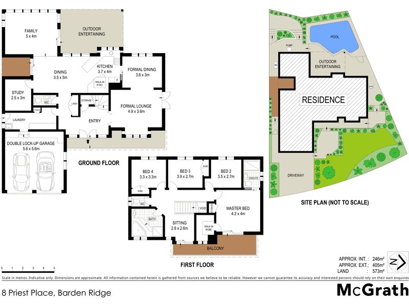 8 Priest Place, Barden Ridge NSW 2234 Floorplan