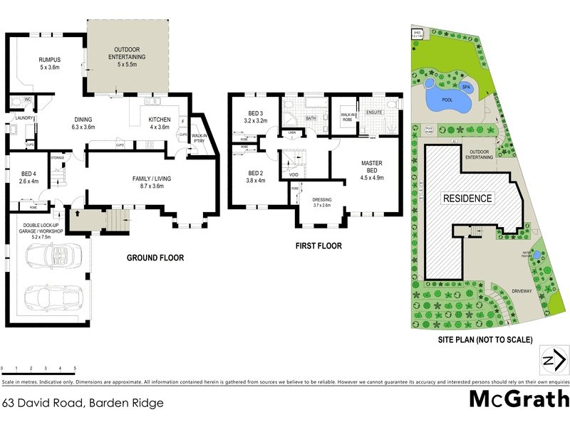 63 David Road, Barden Ridge NSW 2234 Floorplan