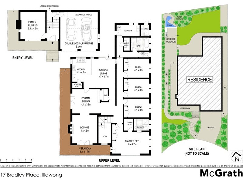 17 Bradley Place, Illawong NSW 2234 Floorplan