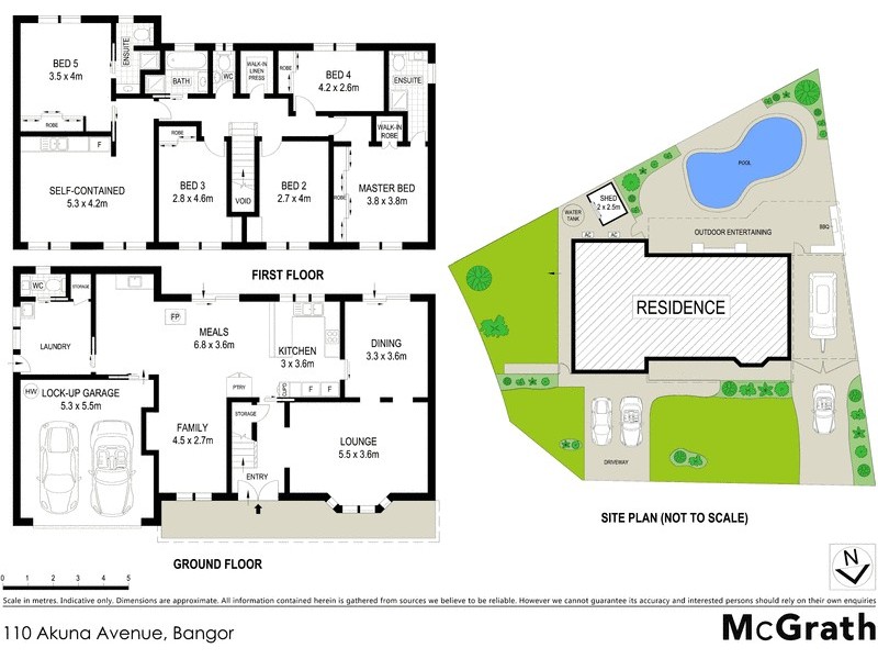 110 Akuna Avenue, Bangor NSW 2234 Floorplan